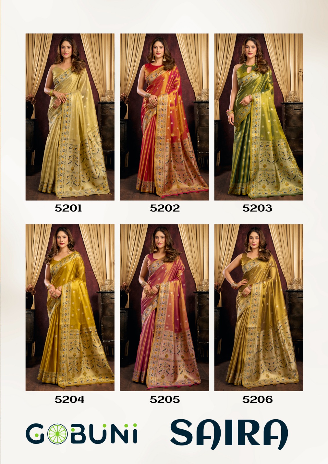 ✨Premium Tissue Silk Saree with Tassels. 💫