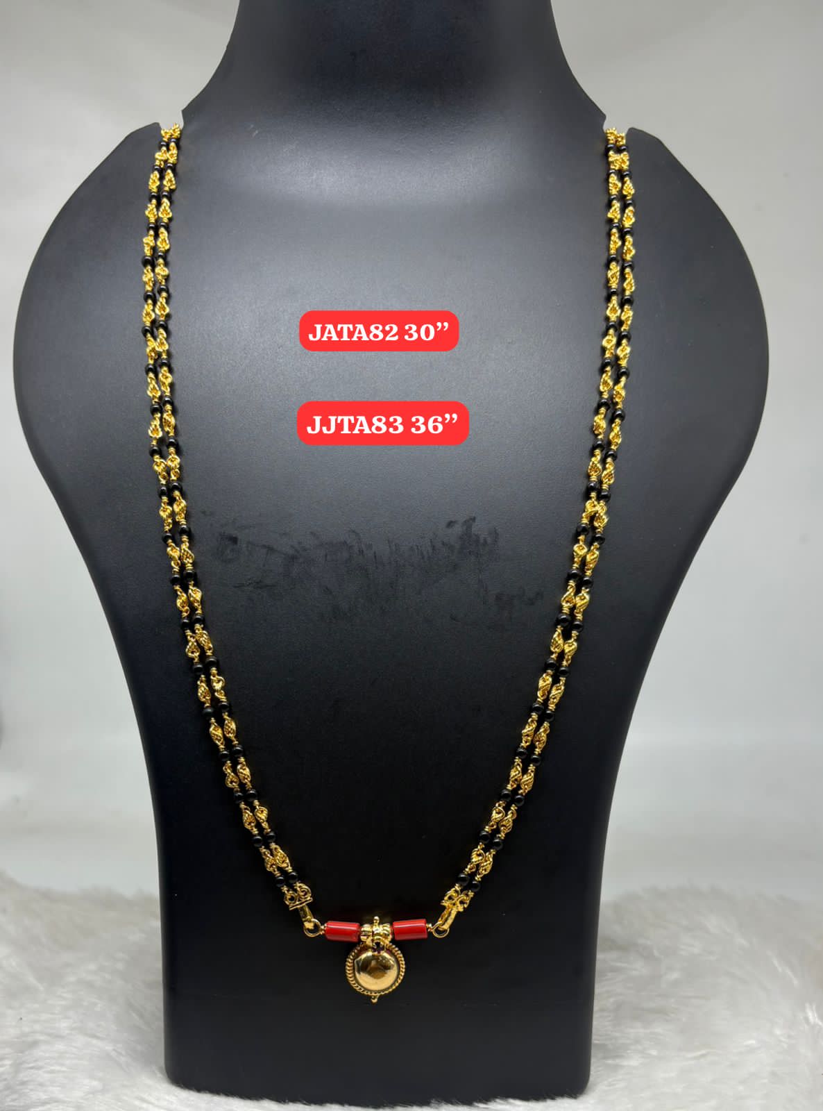 Premium quality one gram gold Musti karimani chain with Thali