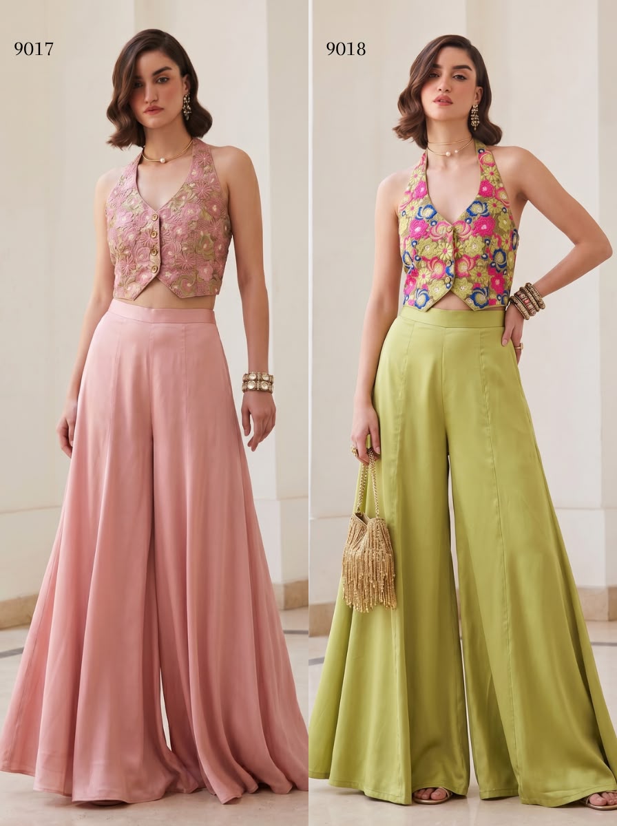 Readymade Waistcoat & Palazzo (2 Piece)