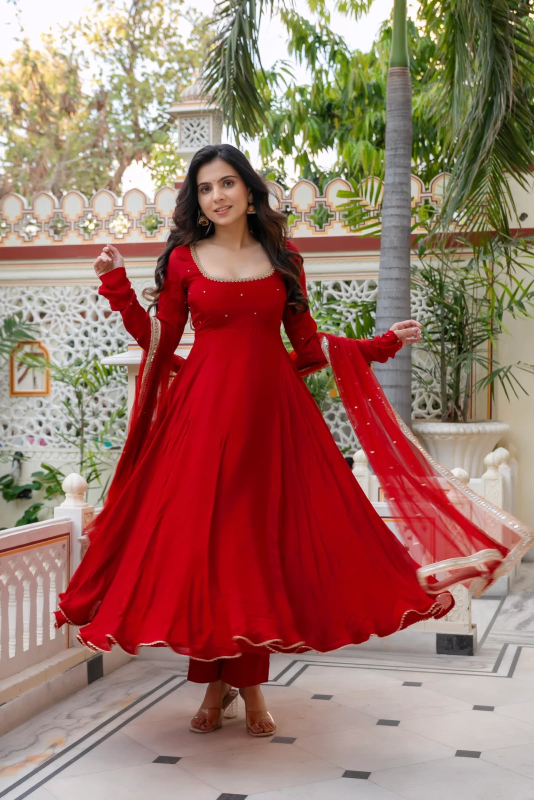 ✨ Designer Anarkali Set – Elegant Ethnic Wear ✨
